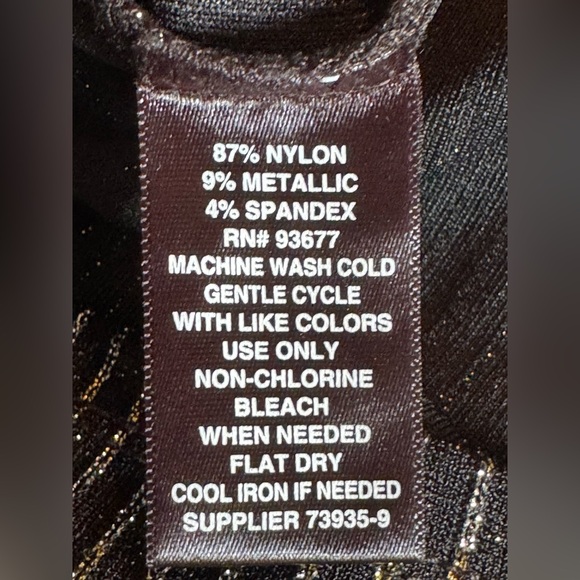 BOLD elements Metallic Striped Long Sleeve Dress - Picture 8 of 9